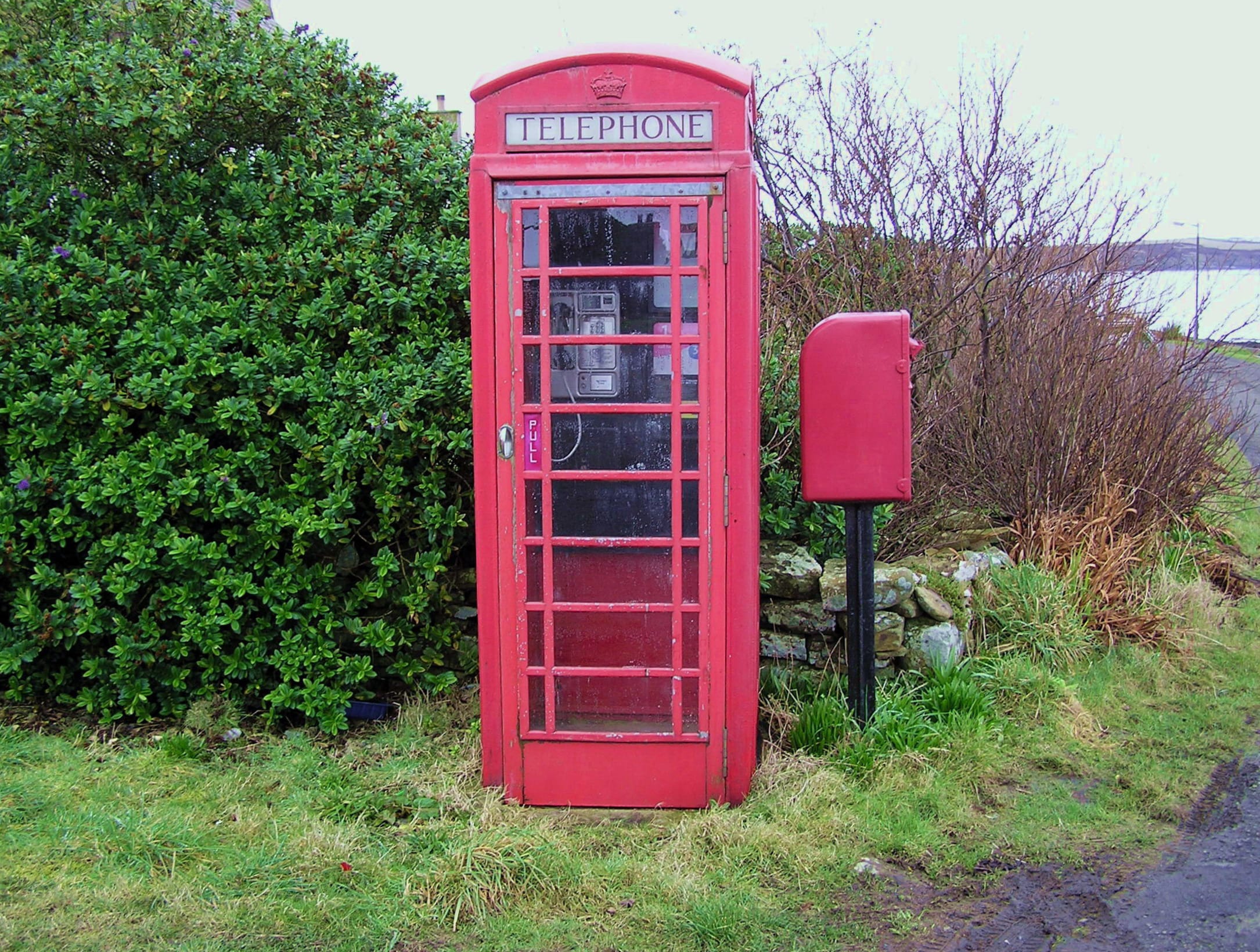 Red Telephone for Over the Phone Service Bankruptcy